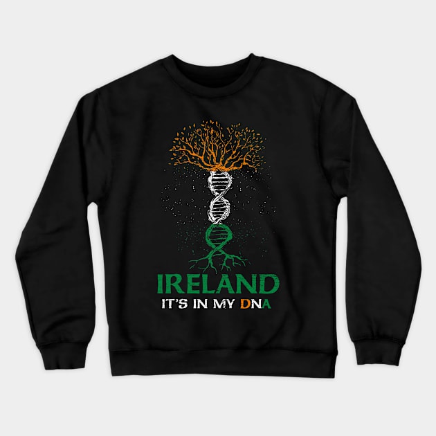 Irish Retro Ireland Crewneck Sweatshirt by ShirtsShirtsndmoreShirts